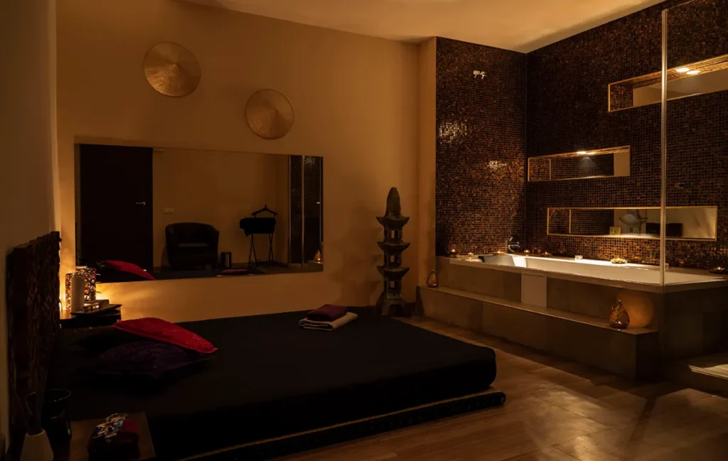 Instalaciones de Afrodita BCN, centro de masajes eróticos en Barcelona