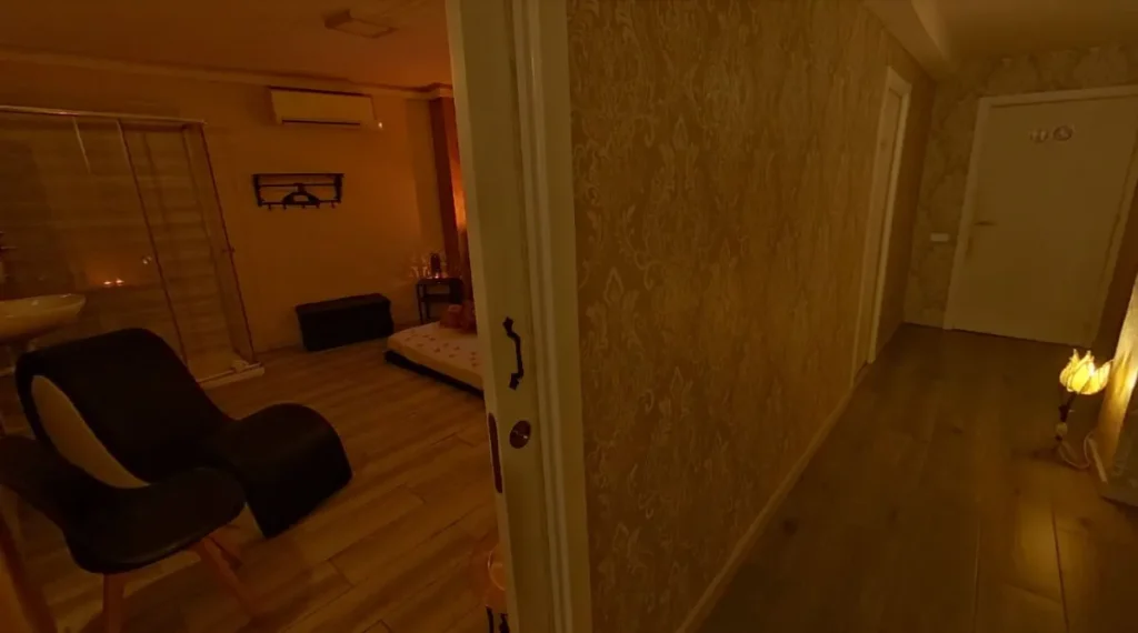 Instalaciones de Afrodita BCN, centro de masajes eróticos en Barcelona